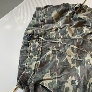 Almost famous camo ruched joggers